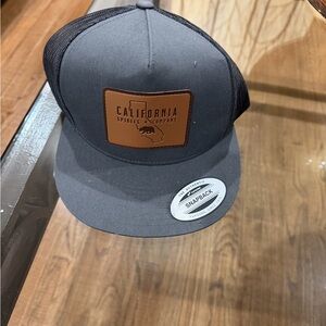 Gray Snapback Hat